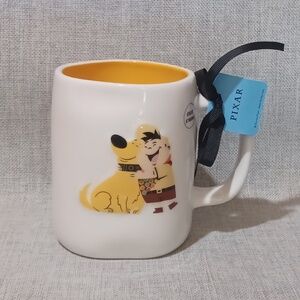 Rae Dunn Disney Pixar UP Ceramic Coffee Mug Russell & Dug Adventure Buddy NEW